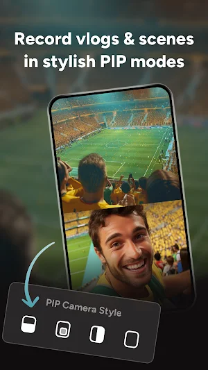 Dual Vlog Camera: Front & Back Screenshot 2