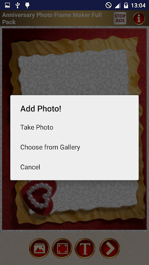 Make Wedding Anniversary Photo Frames Couple Wish Screenshot 1