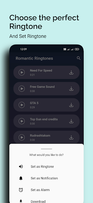 Romantic Ringtones Screenshot 3