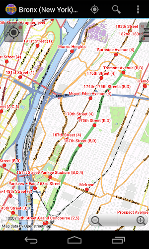 The Bronx Offline City Map Screenshot 1