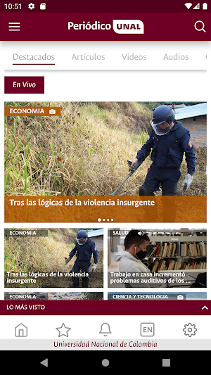 Periódico UNAL Screenshot 2