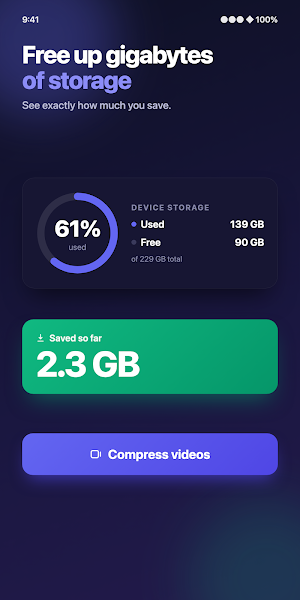 Video Compressor: VidCompress Screenshot 1