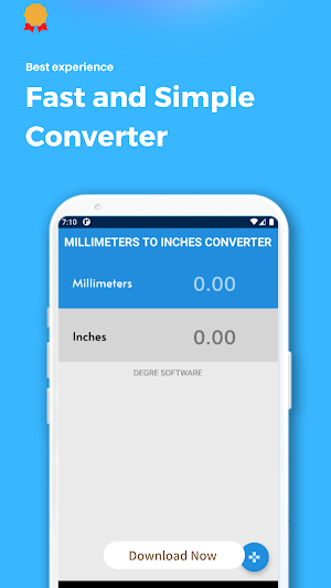 Millimeters to Inches Convert Screenshot 0