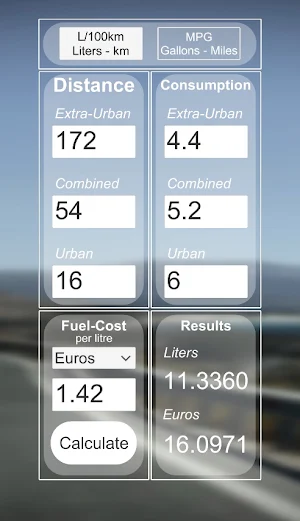 Dieseler - Fuel Calculator Screenshot 0