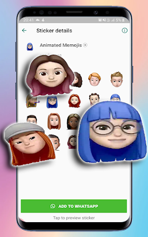 wasticker Animated Emojis Screenshot 1