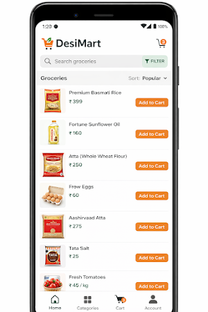 DesiMart Screenshot 1