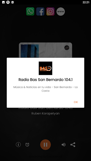 Radio Bas San Bernardo 104.1 Screenshot 2
