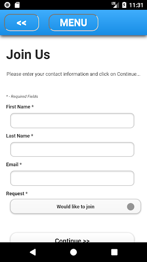 CBFANC Mobile App Screenshot 2