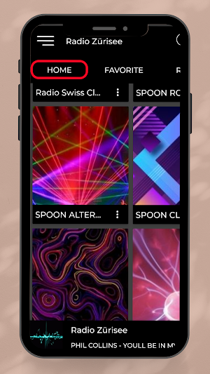 Radio Zürisee App Schweiz Screenshot 2