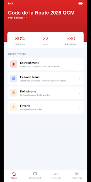 Code de la Route 2026 QCM Screenshot 0