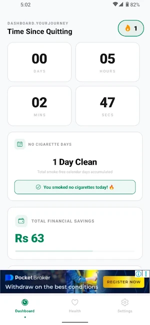 Breathe: Quit Vaping & Smoking Screenshot 0