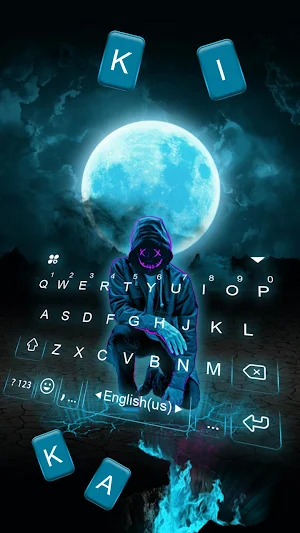 Maskman Parallax Keyboard Background Screenshot 2