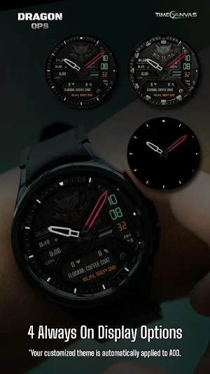 Dragon Ops : Hybrid Watch Face Screenshot 3