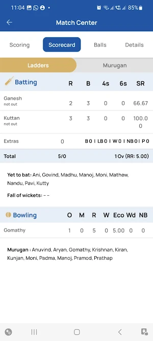 CricBook Screenshot 2