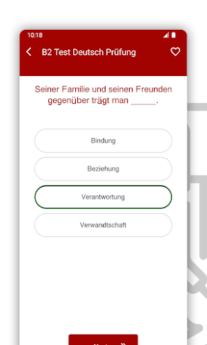 B2 Test Deutsch Prüfung Screenshot 3