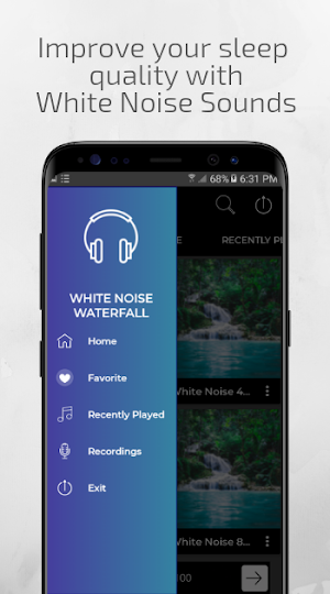 White Noise Waterfall Screenshot 0