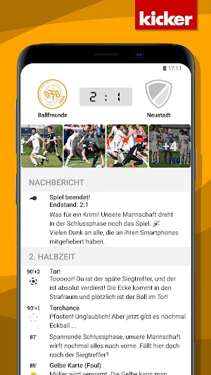 Ballfreunde Bergeborbeck Screenshot 1
