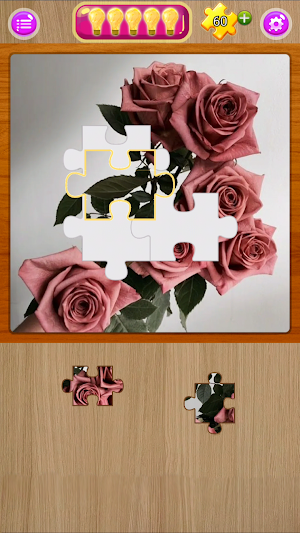 Rose Jigsaw Puzzle Screenshot 1