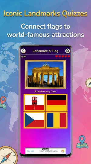 Europe Quiz: Flags & Capitals Screenshot 3