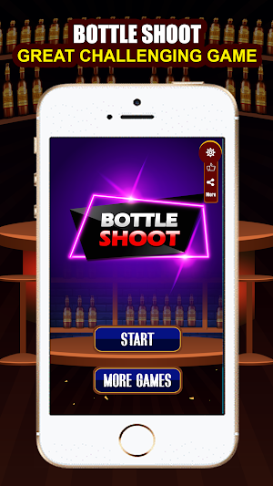 Bottle Shoot Game Forever Screenshot 1