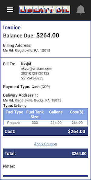 Liberty Oil and Propane Screenshot 3