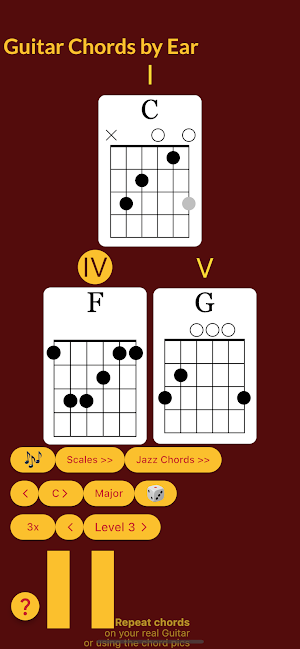 Guitar Chords by Ear Screenshot 1