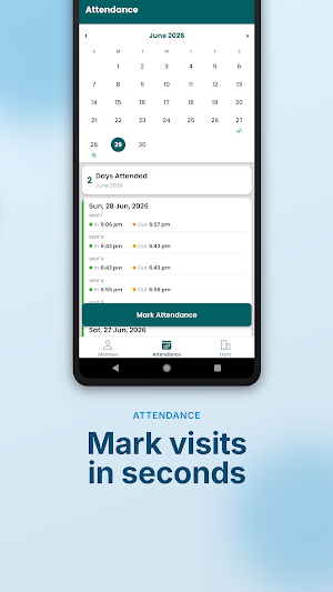 GymBook Member Screenshot 3