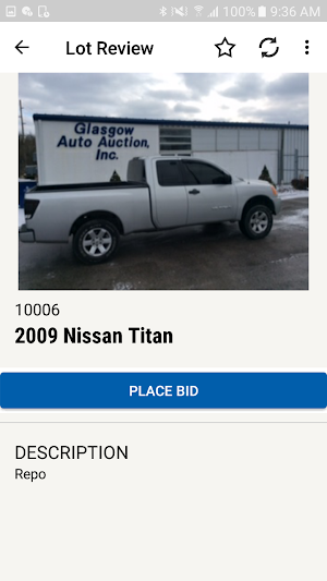 Glasgow Auto Auction Screenshot 2