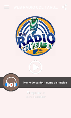 Web RÁDIO CDL TARUMIRIM Screenshot 0