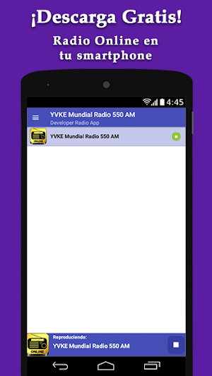 YVKE Mundial Radio 550 AM - Radio Online Screenshot 1