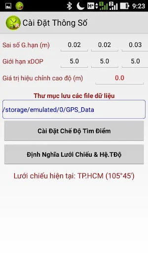 Trạm SQ-GNSS Rover Station Screenshot 2