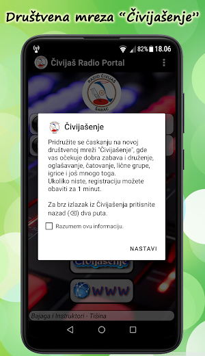 Civijas Radio Portal Screenshot 2