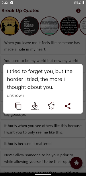 Break Up Quotes and Sayings Screenshot 2
