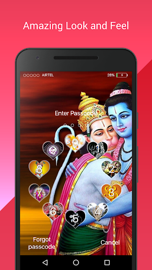 God Screen Lock - Time Password(Pin Lock) Screenshot 0