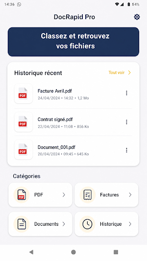 DocRapid Pro · Scanner PDF Screenshot 2