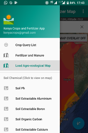 Kenya Crops and Fertilizer App Screenshot 1