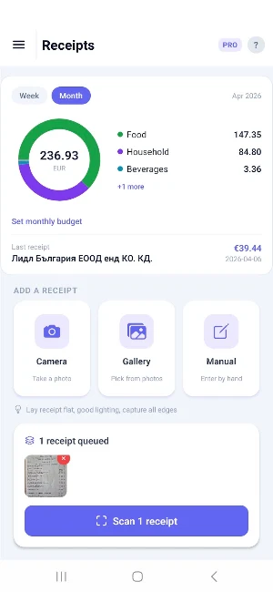 SnapLedger Screenshot 0