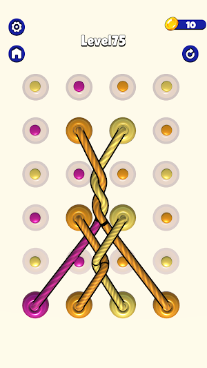 Rope Tangle Color Sort Screenshot 2