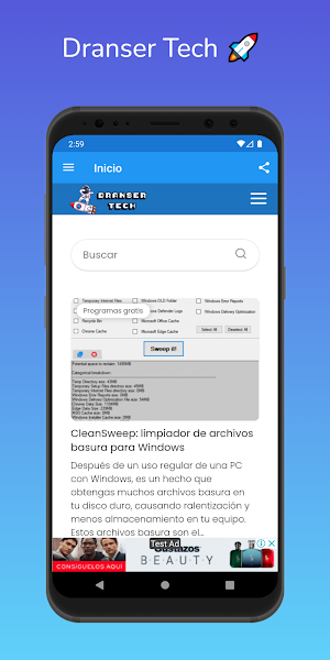 Dranser Tech Screenshot 0