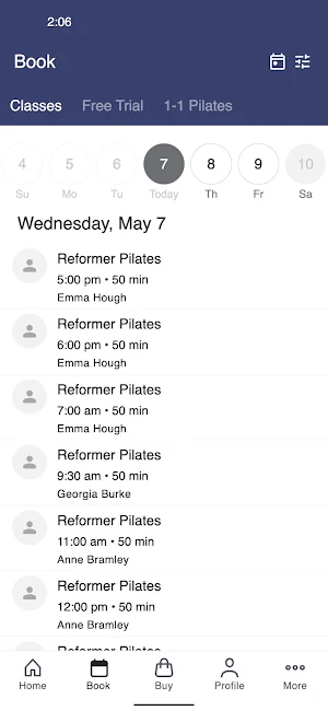 Khandallah Reformer Pilates Screenshot 1