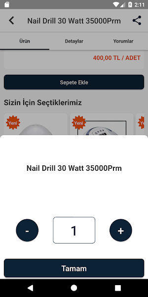 Tırnak Marketi Screenshot 3