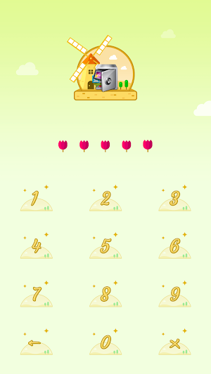 AppLock Live Theme Windmill Screenshot 1