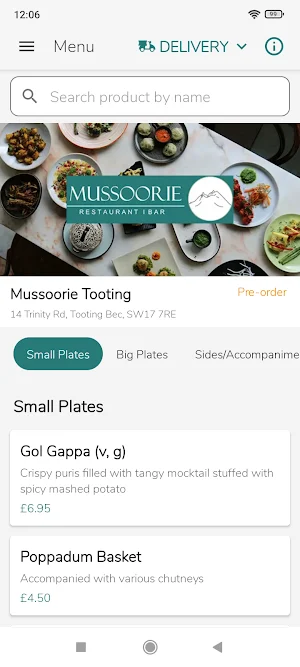 Mussorrie Restaurant - Tooting Screenshot 0