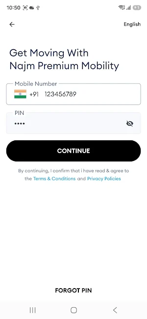 Najm Mobility Screenshot 2