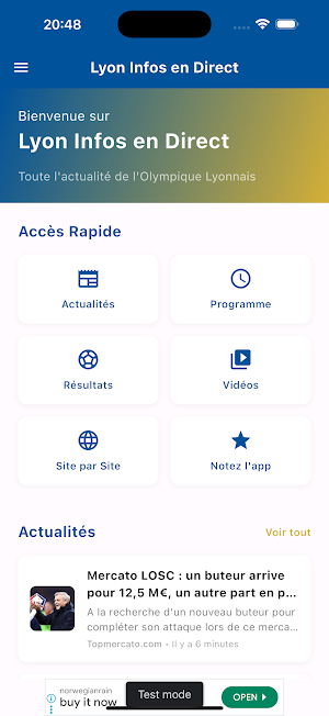 Lyon infos en direct Screenshot 2
