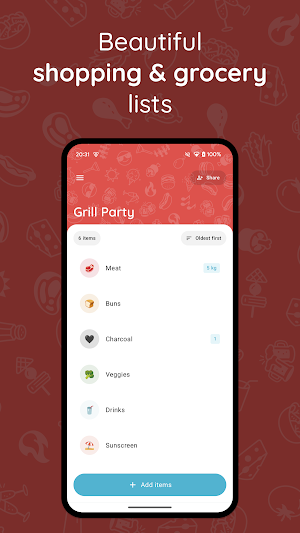 Shopping List - Add to Cart Screenshot 0
