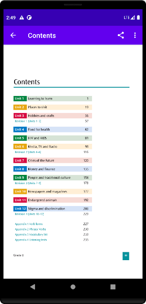 English Grade 9 Screenshot 2