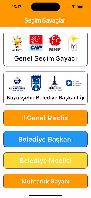 Seçim Sayacı Screenshot 0