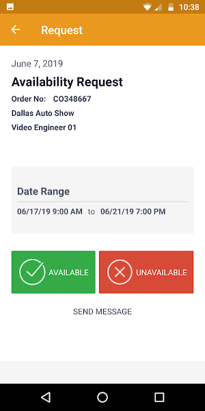 R2 Labor Crew Portal Screenshot 1