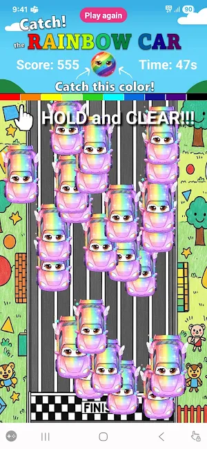 Catch! Rainbow Car Screenshot 3